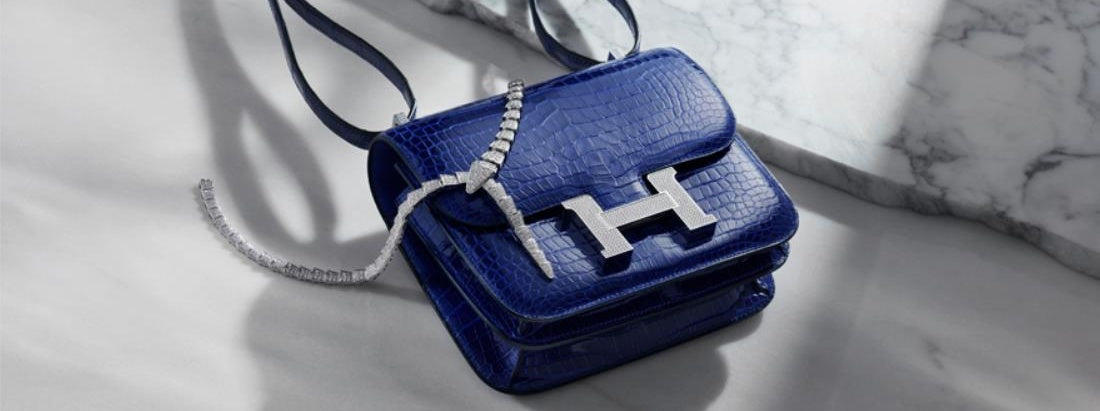 Hermes Blanc White GHW Epsom Constance MM 24/25 Handbag