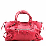 thumbnail Classic City 2 Way Shoulder Bag Leather  Pink PHW - L'UXE LINK