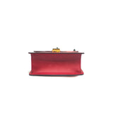 thumbnail Mini Sylvie In Red Calfskin Leather Chain Bag GHW - L'UXE LINK