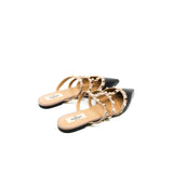 thumbnail black flat sandal #36 - L'UXE LINK