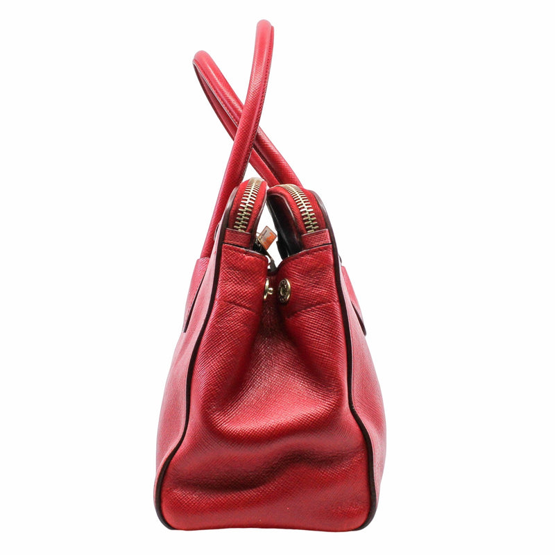 Double bag red ghw - L'UXE LINK