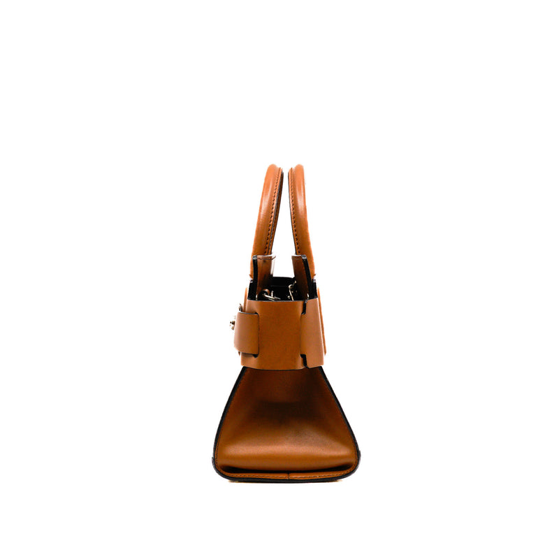 Mini Horizon Bag In Brown Calfskin PHW - L'UXE LINK