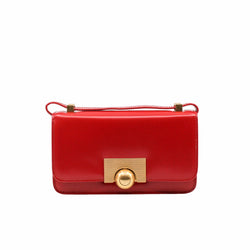 Shoulder Bag Calfskin Leather  red box ghw - L'UXE LINK