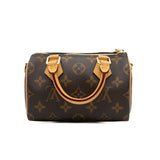 thumbnail Nano Speedy Handbag In Monogram Canvas GHW With Strap