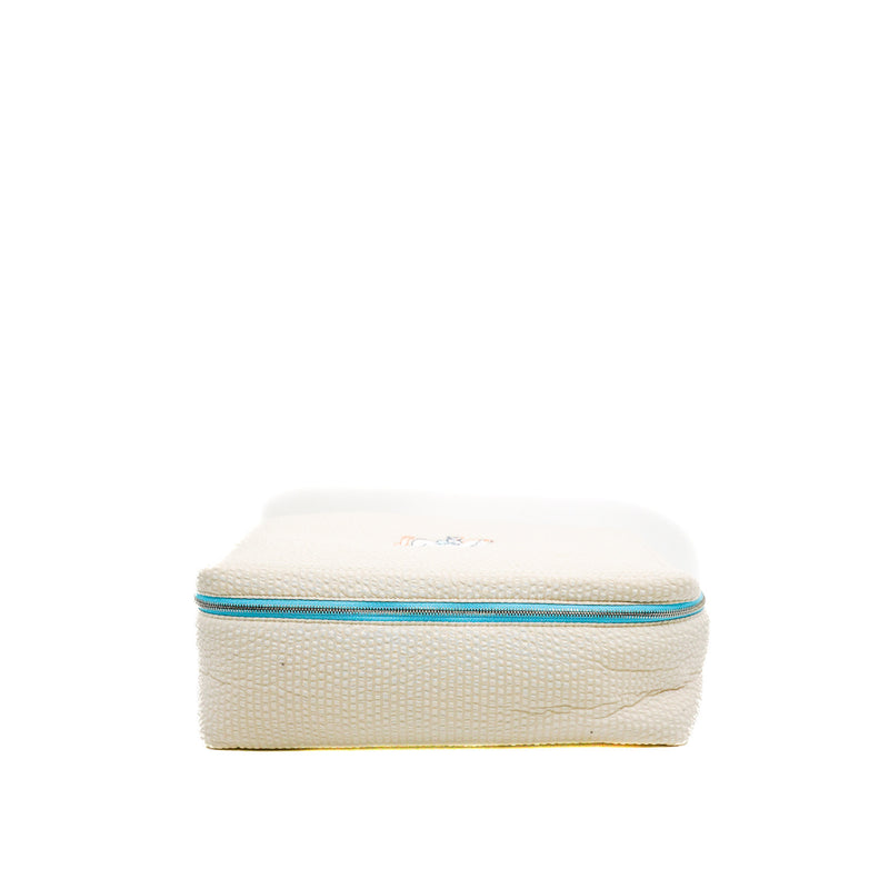 Medium Toogo In White Cotton Cabriole Case - L'UXE LINK