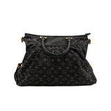 thumbnail Black Monogram Denim Neo Cabby MM Bag GHW - L'UXE LINK