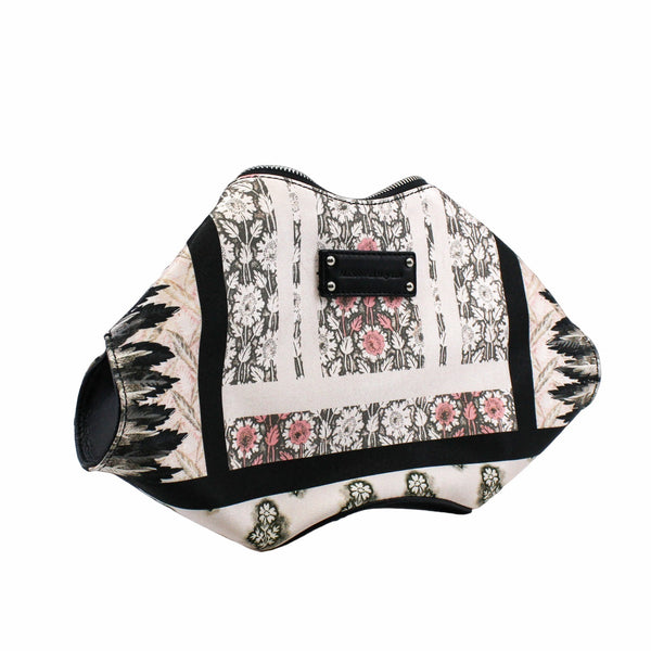 clutch small black&white shw