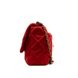 thumbnail Maxi 19 Jersey Red Lambskin Quilted Flap Bag Multi Hardware Seri 29