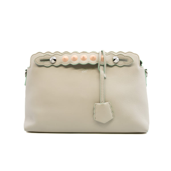 By The Way Medium Vitello Dolce Pearl Scalloped with Strap