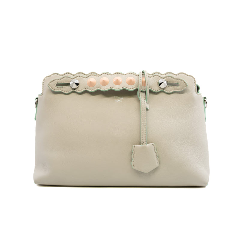 By The Way Medium Vitello Dolce Pearl Scalloped with Strap