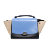 thumbnail Trapeze Small Black/Blue/White Tricolour Handle Bag PHW