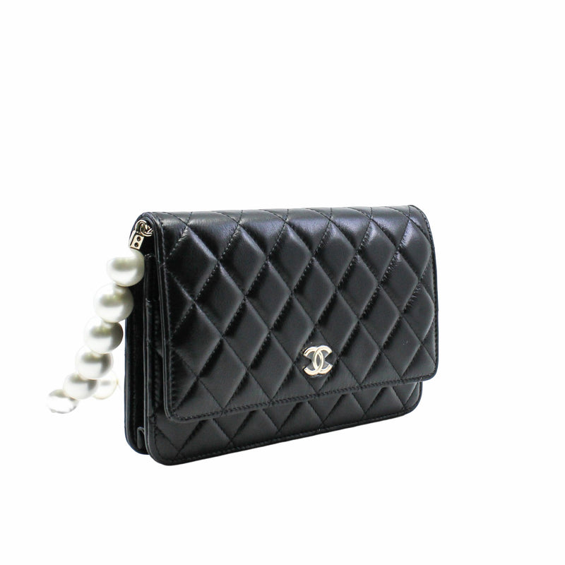 pearl woc leather black ghw seri 30 rrp6230