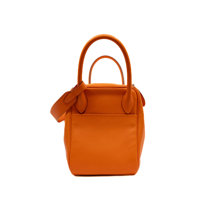 Lindy 30 Swift Leather In Orange PHW R Stamp - L'UXE LINK