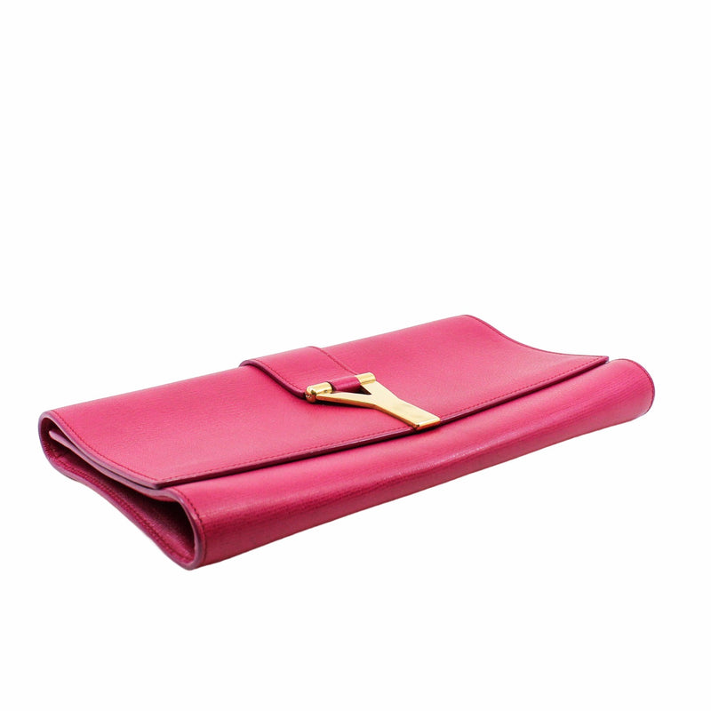 clutch leather pink  ghw