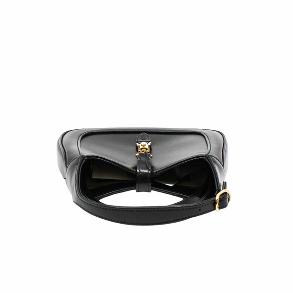 jackiemini  leahter black ghw - L'UXE LINK