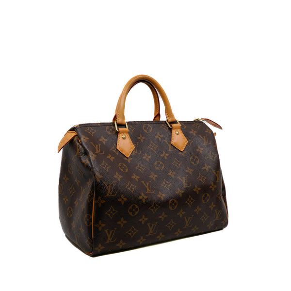 Speedy 25 In Monogram Handbag Ghw 2013 - L'UXE LINK