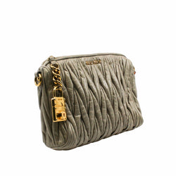 Pochette  Leather grey - L'UXE LINK