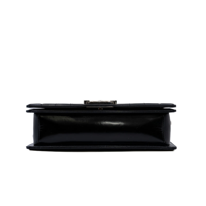 Leboy Medium Black Leather Vinyl Reverso Seri 16 - L'UXE LINK