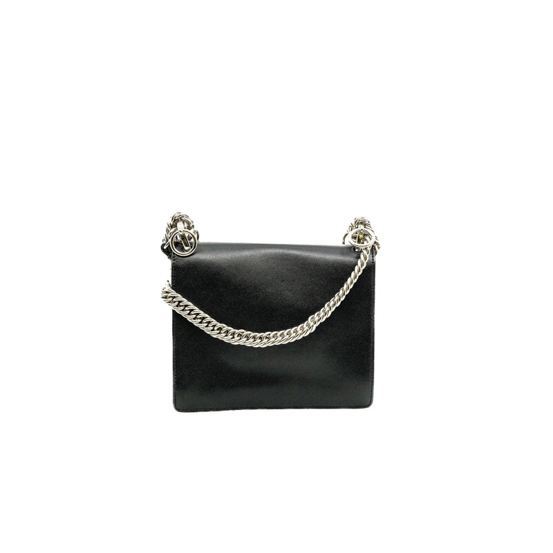 Small Monster Kan I Black Calfskin Shoulder Bag PHW - L'UXE LINK