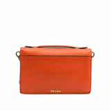 thumbnail side bag  leather orange - L'UXE LINK