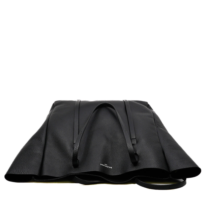 Everyday Black Calfskin Tote Bag M