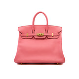 thumbnail Birkin 25 In Swift Leather 8W Rose Azalee GHW A Stamp