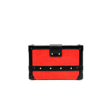 thumbnail Limited Edition Petite Malle Red/Black Epi Leather Bag GHW With Strap - L'UXE LINK