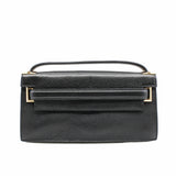 thumbnail clutch bag leather black ghw - L'UXE LINK