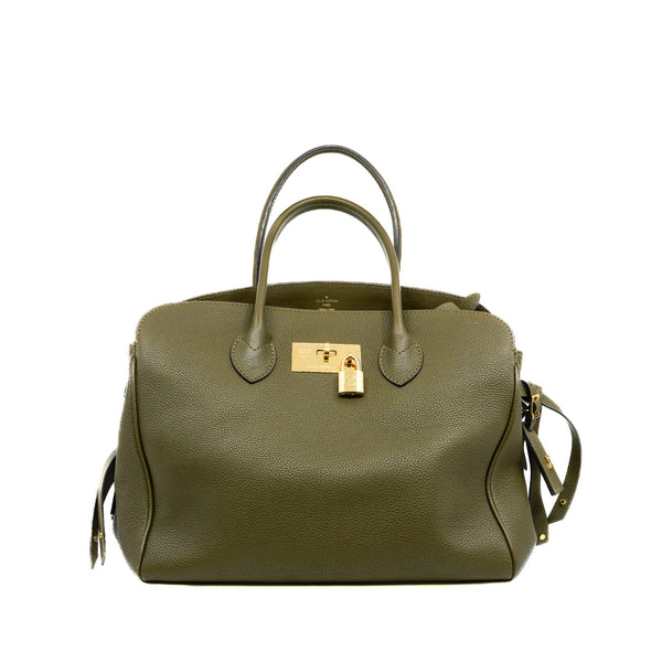 Veau Nuage Milla MM Green Handbag GHW