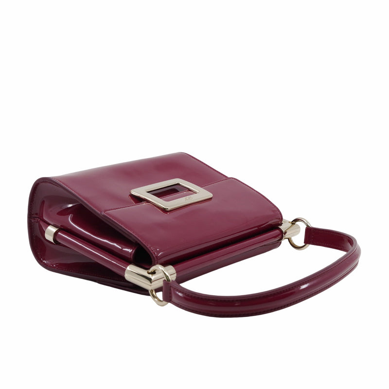 VIV' CARRÉ SHOULDER BAG SMALL LEATHER PINK