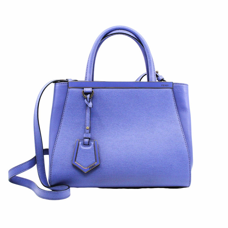 2JOURS BAG LEATHER PETITE SMALL purple GHW