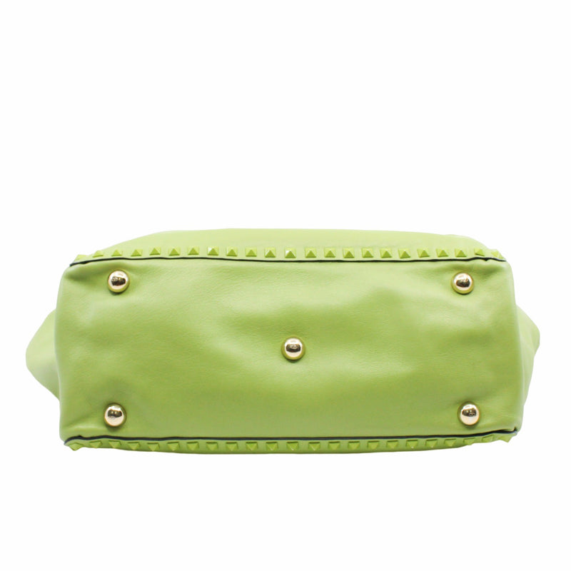 tote medium bag with strap green ghw - L'UXE LINK