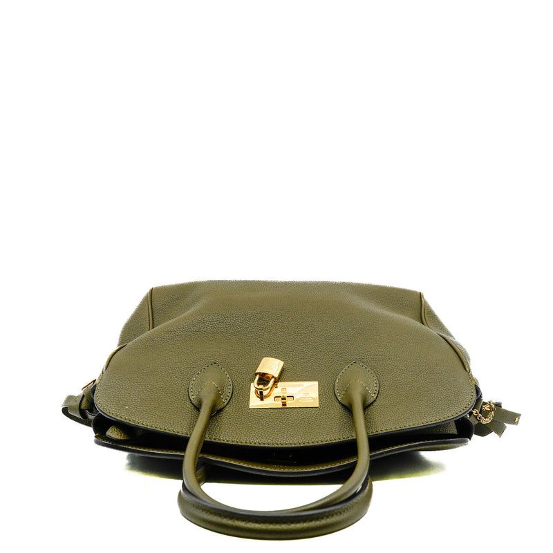 Veau Nuage Milla MM Green Handbag GHW - L'UXE LINK