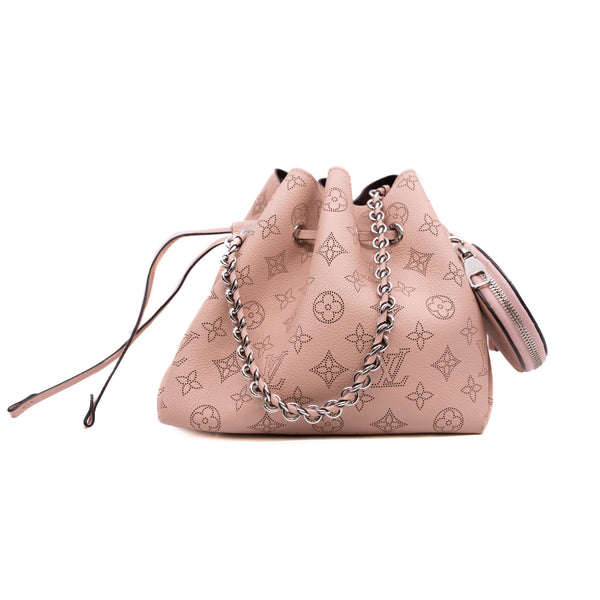 Bella Mahina Bucket Bag In Calfskin Rose Jasmin PHW 2020 - L'UXE LINK