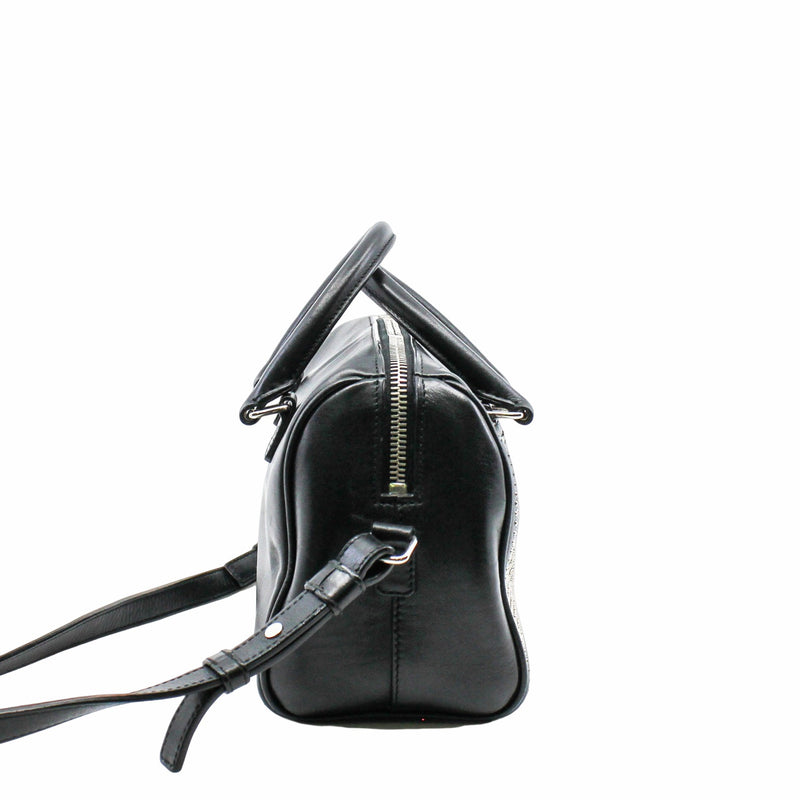 Classic Baby Duffel Bag  Leather  Black phw - L'UXE LINK