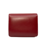 thumbnail Small Classic bag in Box Calfskin Red Ghw with Strap