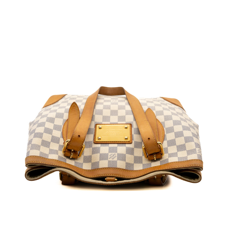 Hampstead MM Damier Azur Tote Bag Ghw 2011