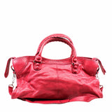 thumbnail Classic City 2 Way Shoulder Bag Leather  Pink PHW - L'UXE LINK