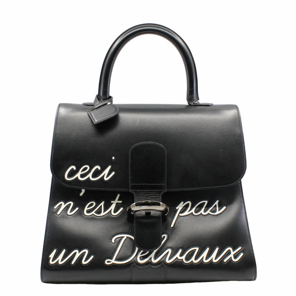 Brillant Charm Large Limited Edition Leather black shw - L'UXE LINK