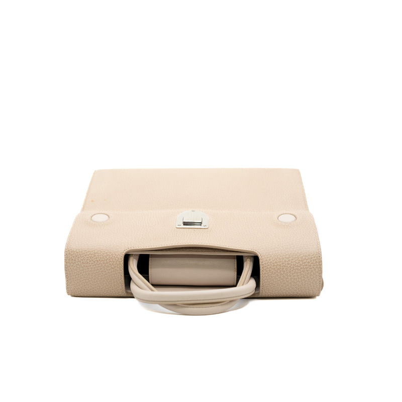 Large Diorever In Beige Calfskin PHW