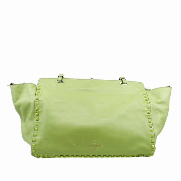 tote medium bag with strap green ghw - L'UXE LINK