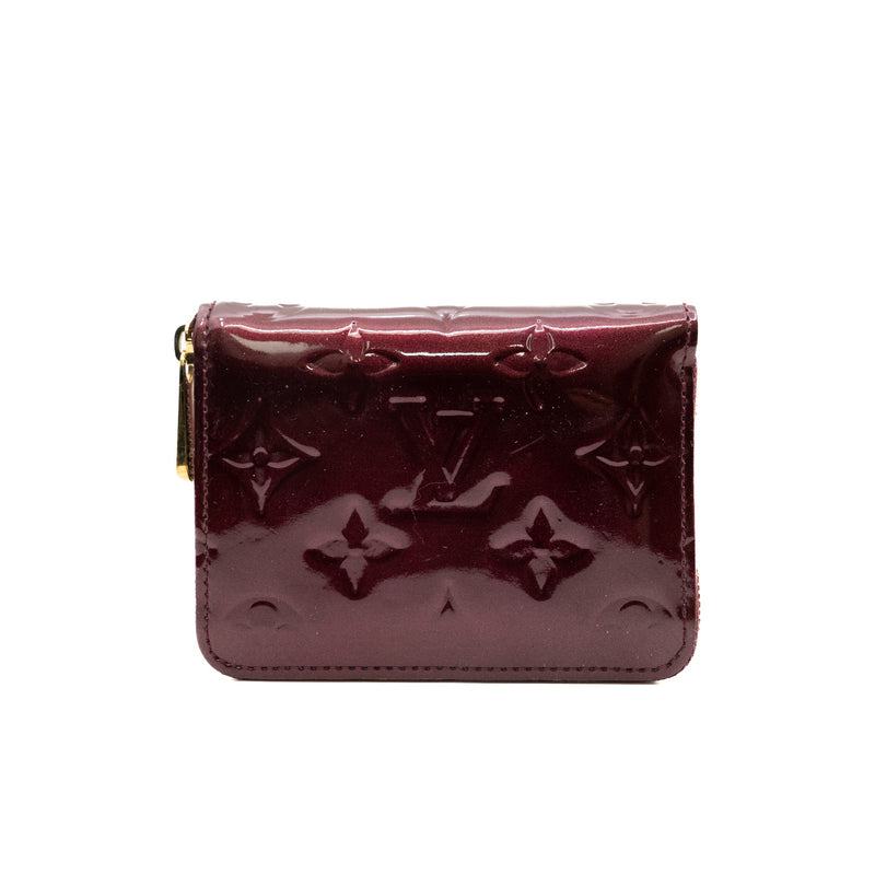 zippy coin puese in patent red ghw