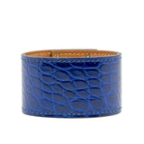 thumbnail kelly dog crocodile skin bracelet blue phw