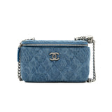 thumbnail Small Denim Vanity Bag Blue Seri KTPKXXXX