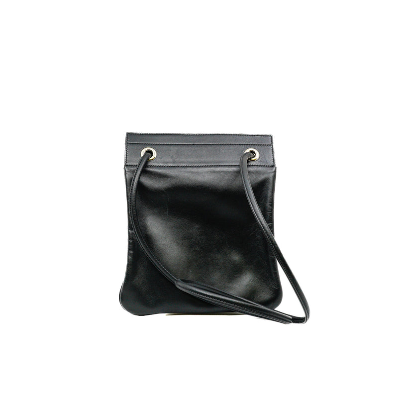 Mini Aline Swift Leather In Black Shoulder Bag C Stamp PHW - L'UXE LINK