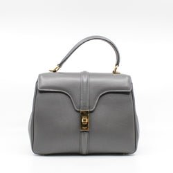 16 Top Handle Bag Small calfskin Grey GHW - L'UXE LINK