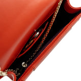 thumbnail Small Serpenti Forever Calfskin Crossbody Bag In Orange Red GHW - L'UXE LINK