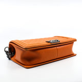 thumbnail New Medium Leboy Orange In Lambskin Leather PHW Seri 20