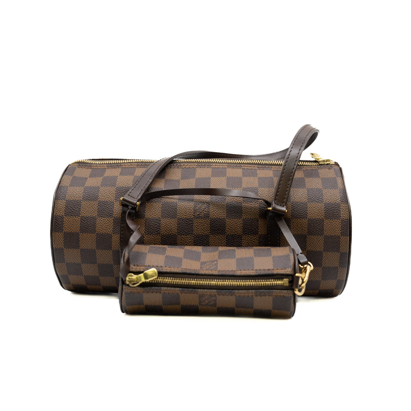 Papillon 30 Damier Ebene Canvas Bag GHW 2006