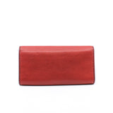 thumbnail J’Adior Croisiere In Red Calfskin Leather Chain Wallet GHW - L'UXE LINK